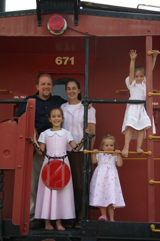 The Caboose as A Background