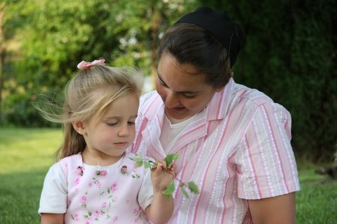 In Which a Child is Very Engrossed in Nature